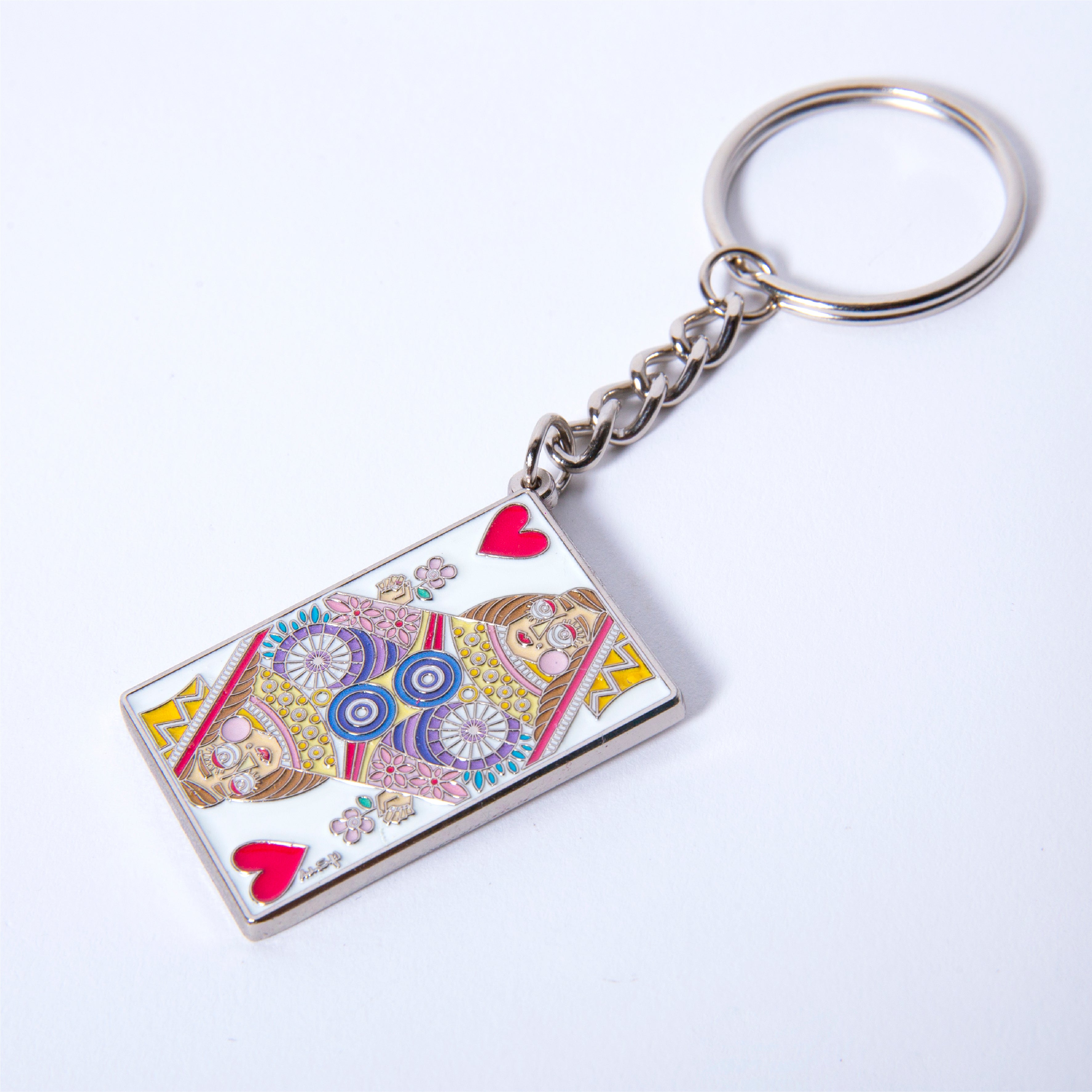 Llavero card  Reina de Corazones