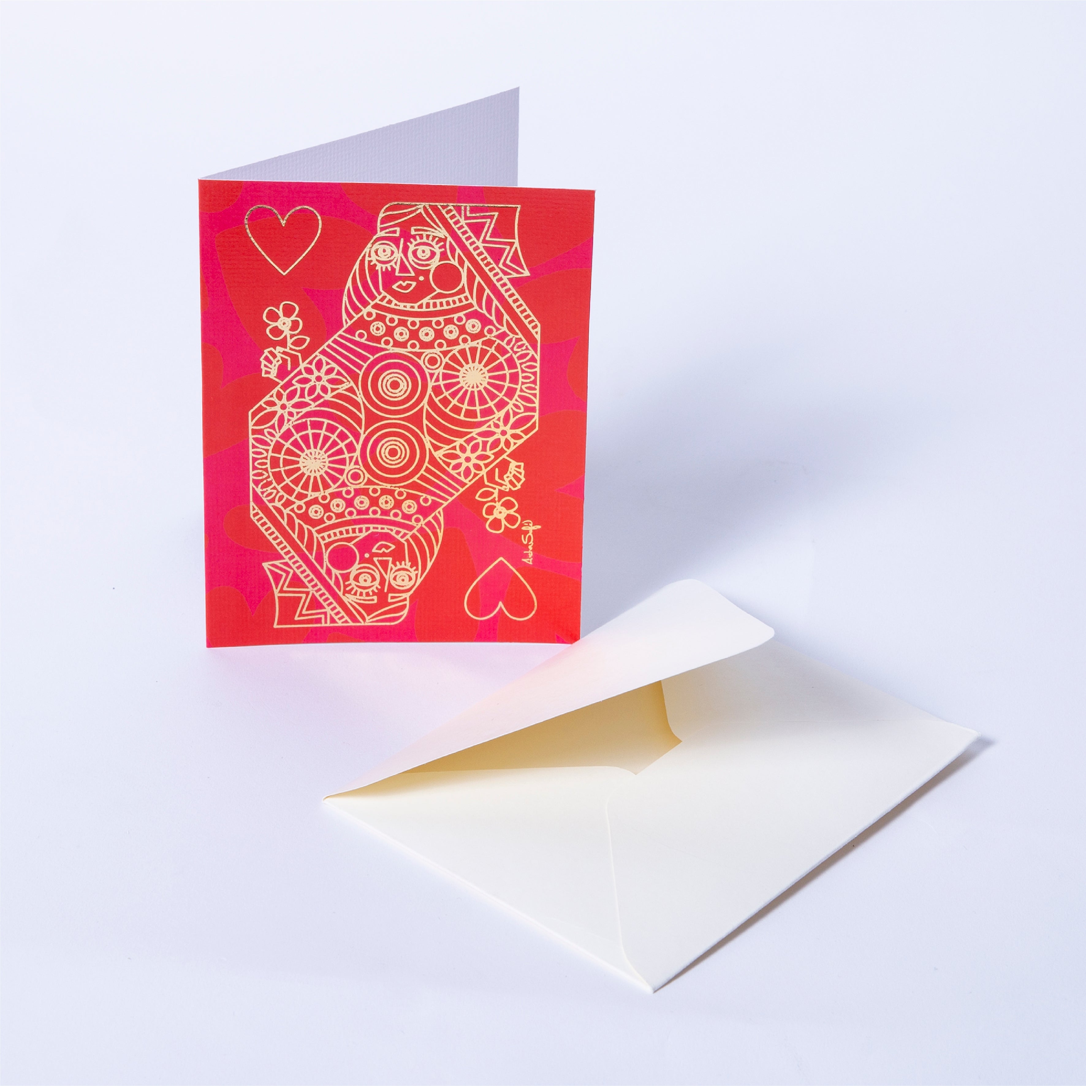 Greeting card  Reina de Corazones