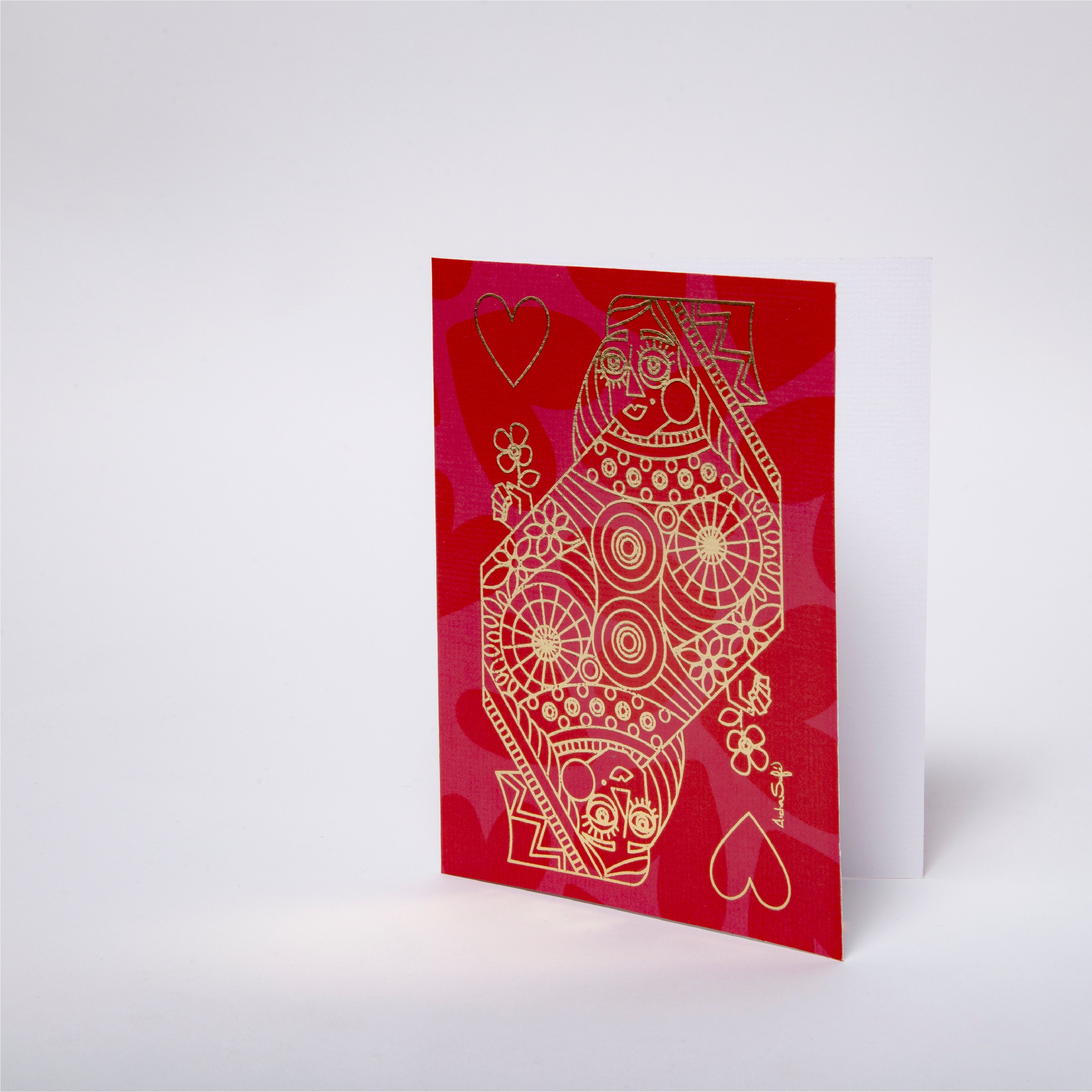 Greeting card  Reina de Corazones